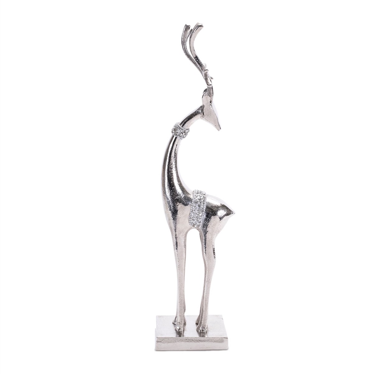 Aluminum Deer Figurine, 18"