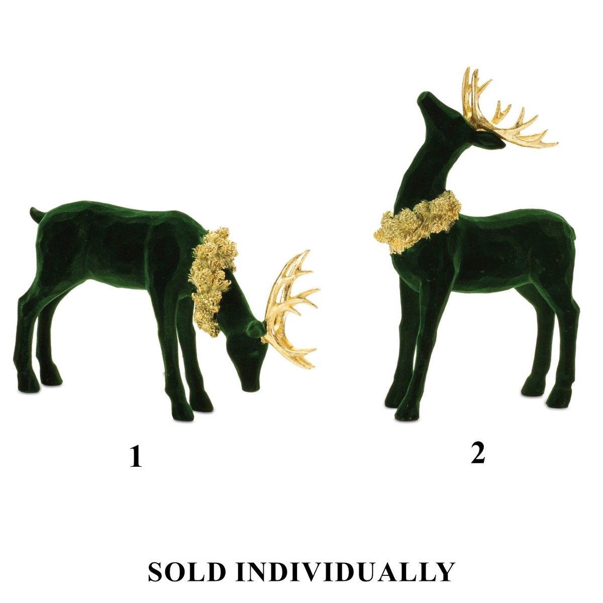 Black Resin Deer , 7.5 - 13" (2 styles - sold individually)