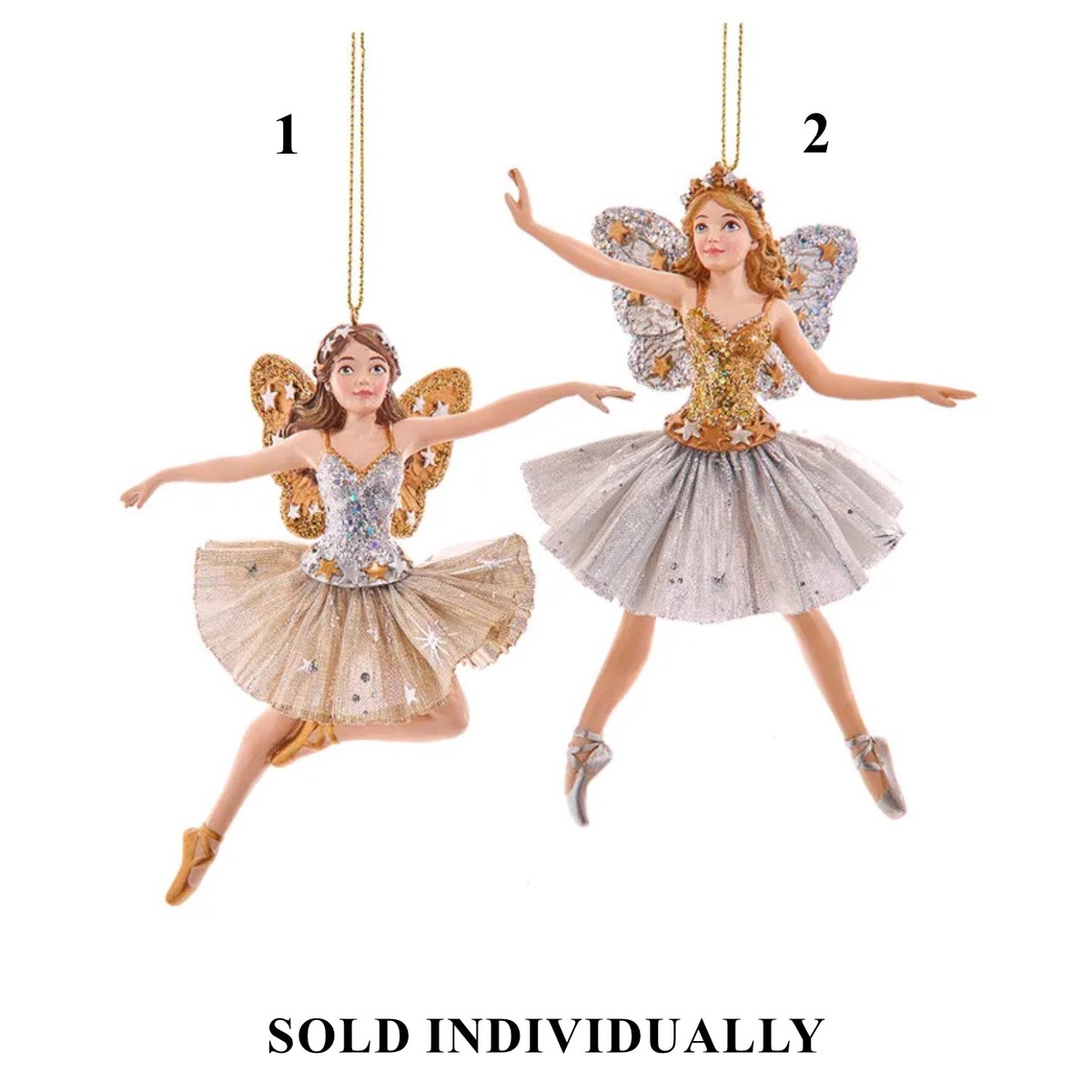 Celestial Dancing Fairy Ornaments, 5.5" (2 styles - sold individually)