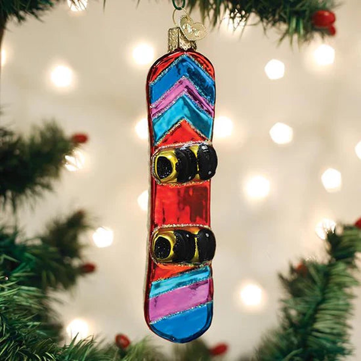 Snowboard Ornament, 5.5"
