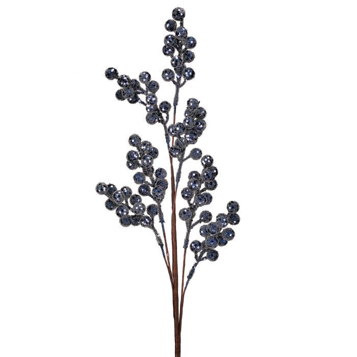 Glitter Berry Spray, 36" (Midnight Blue)
