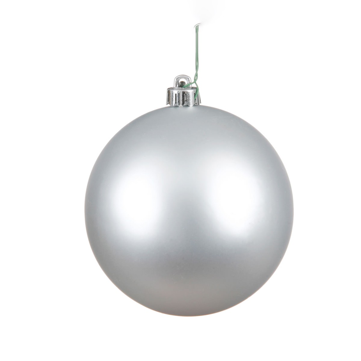 Shatterproof Silver Matte Ball Ornament, 2" (50MM)