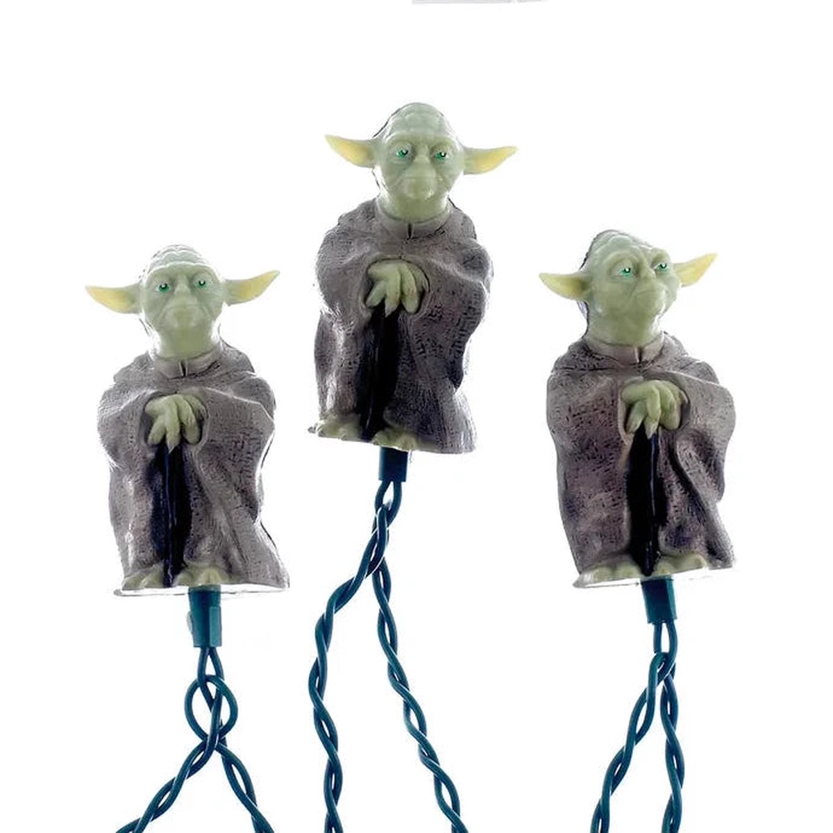 10-Light Star Wars Yoda Light Set, 11.5'