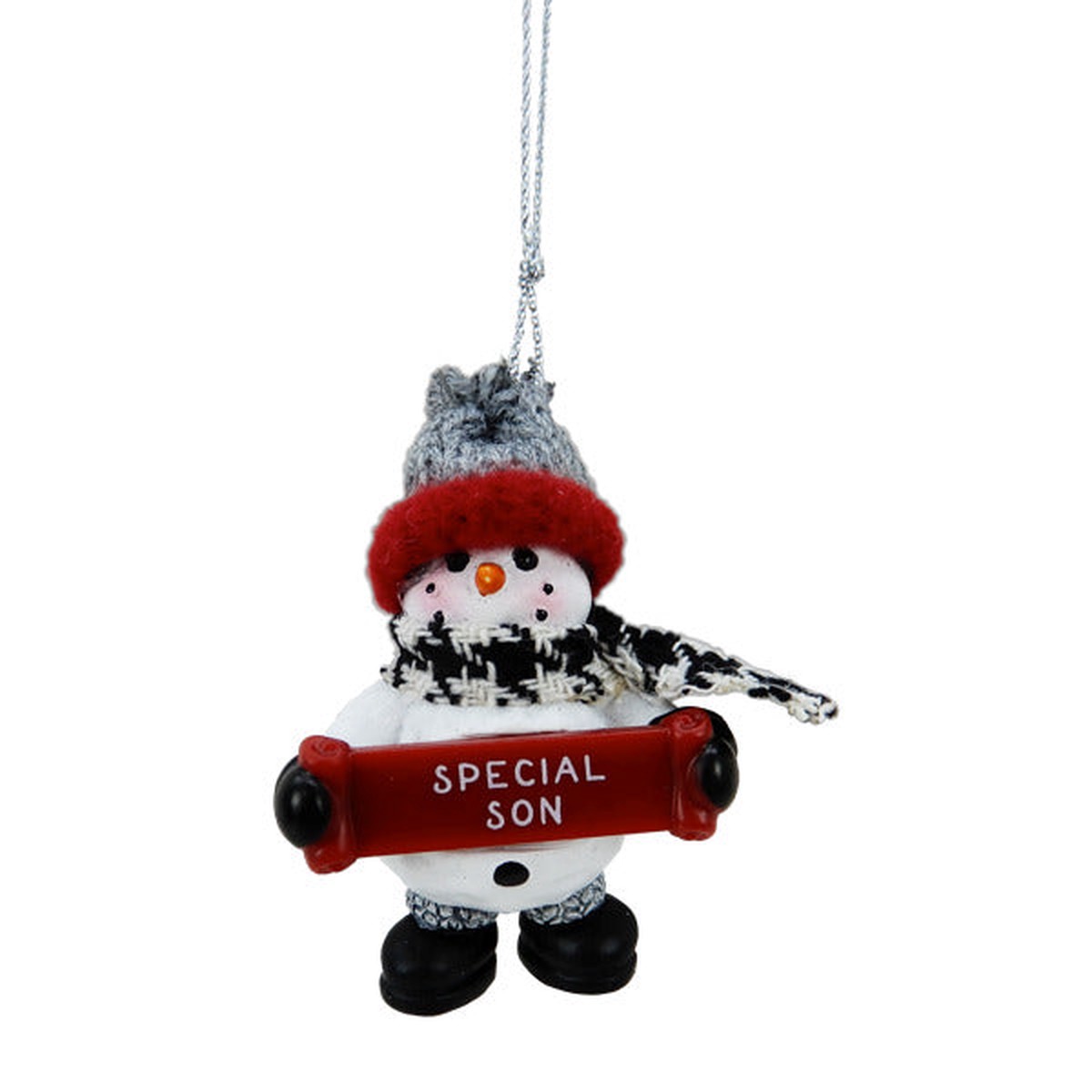 Snowman "Special Son" Ornament, 2.5"