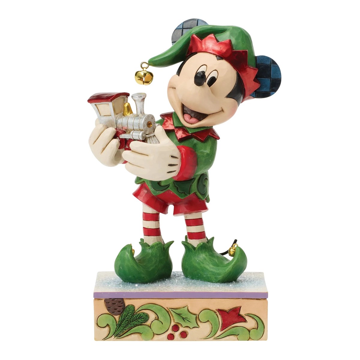 Jim Shore Disney Traditions Mickey Elf Special Edition Figurine, 7.75"
