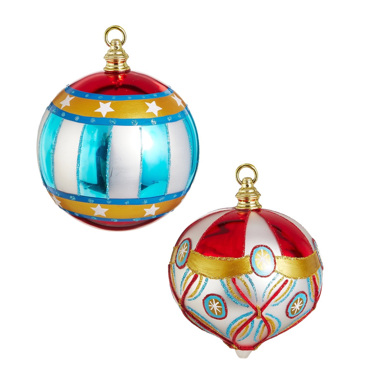 Spectacular Vintage Ornament, 4" (2 styles - sold individually)