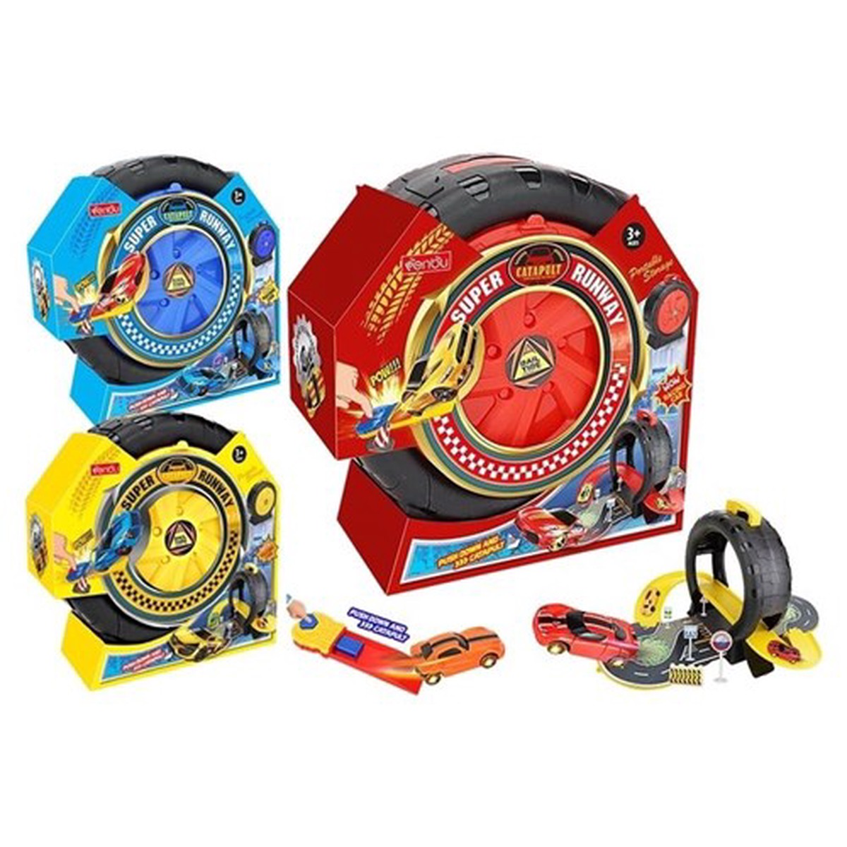10-1Utility Wheel Garage Sets 3 Assorted