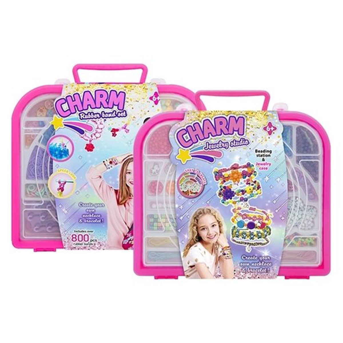Charm DIY Jewellery Set with Carry Case