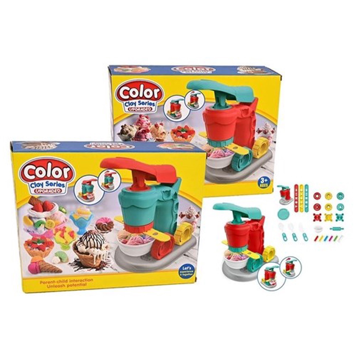 Colour Clay IceCream Machine Diy