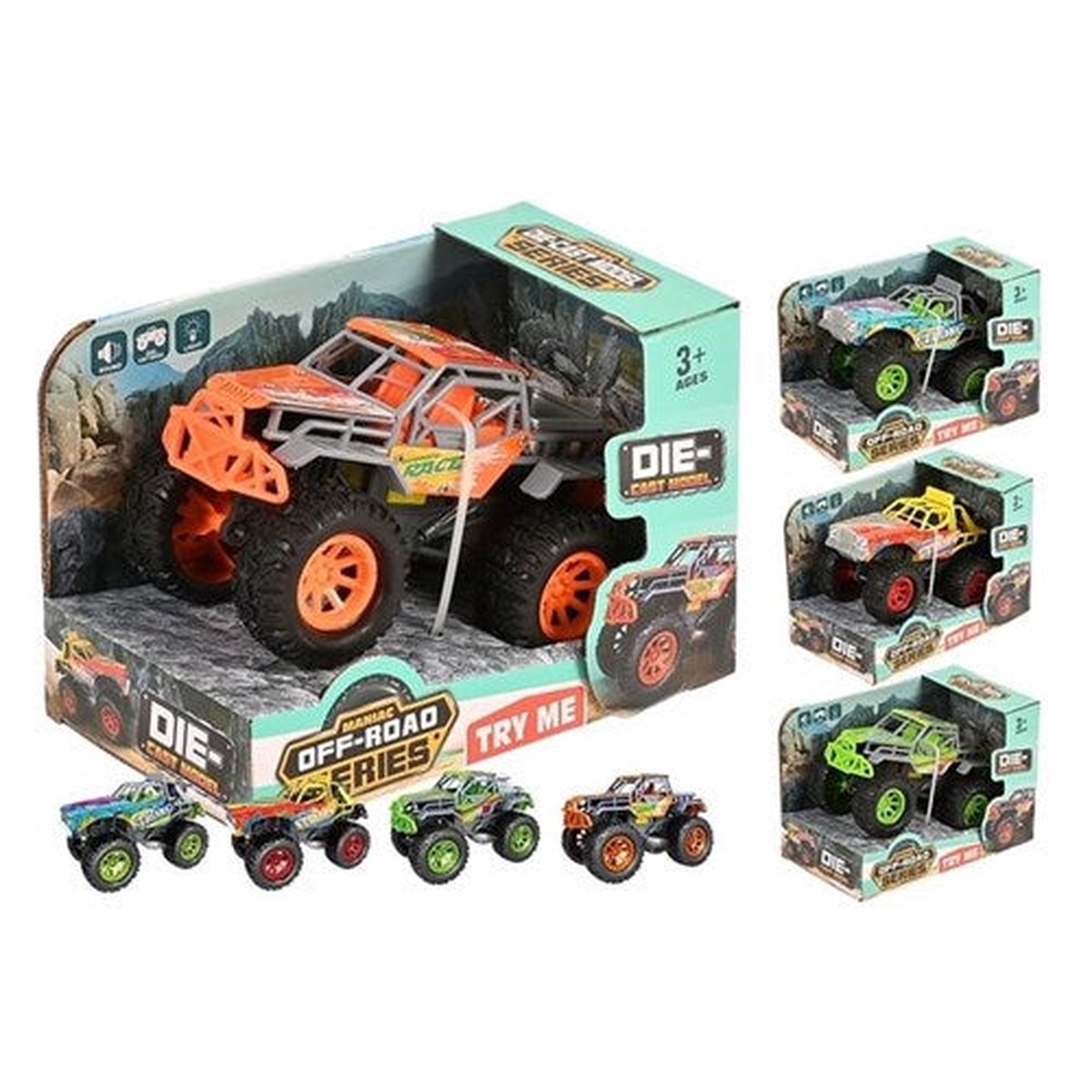 Diecast Off Road Car with Light&Sound