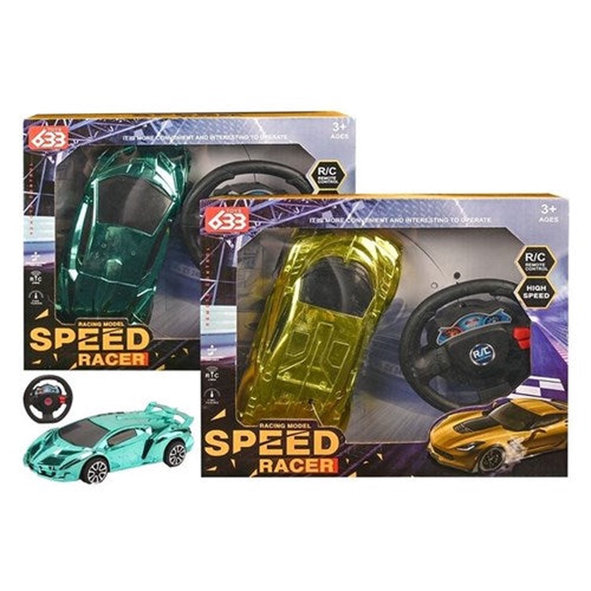 Remote Control Race Car with Steering Wheel