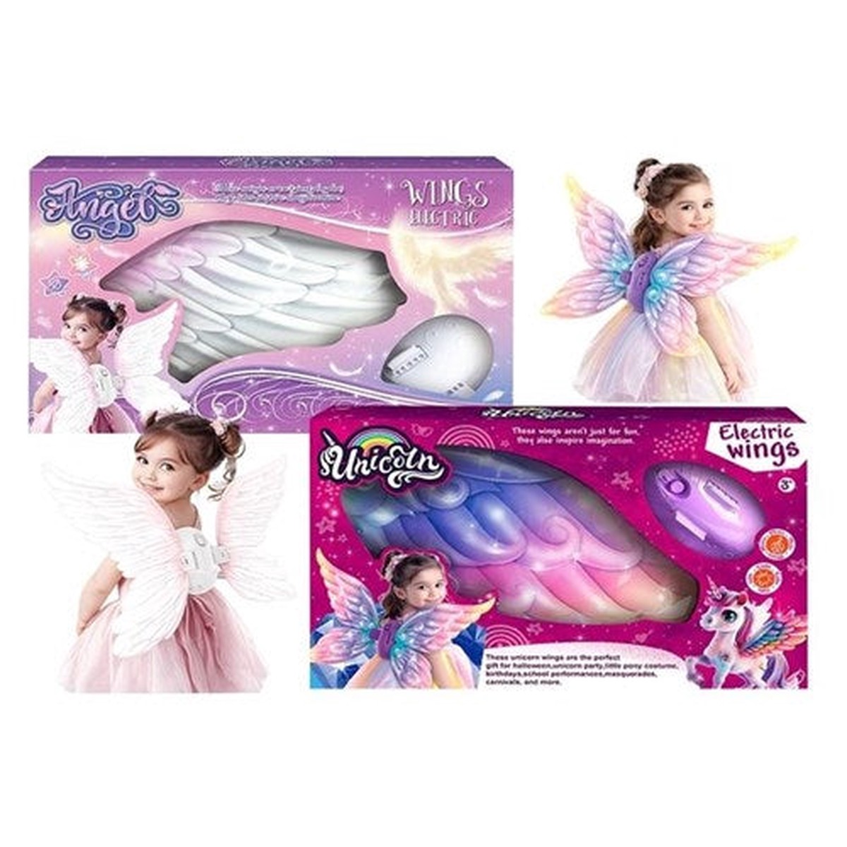 Unicorn/Angel Electric Wing Set Battery Operated