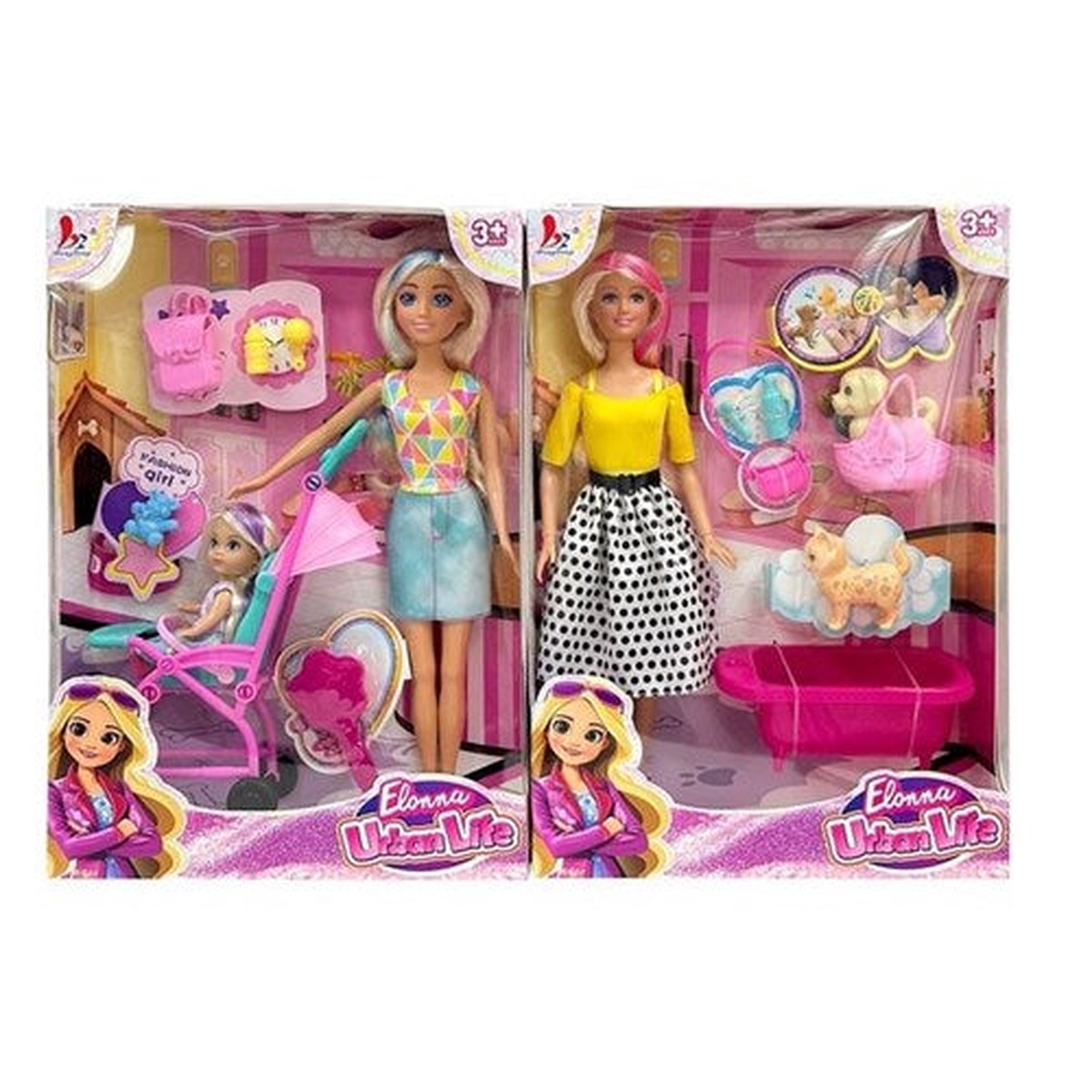 Urban Life Doll 30cm with Accessories 2pc