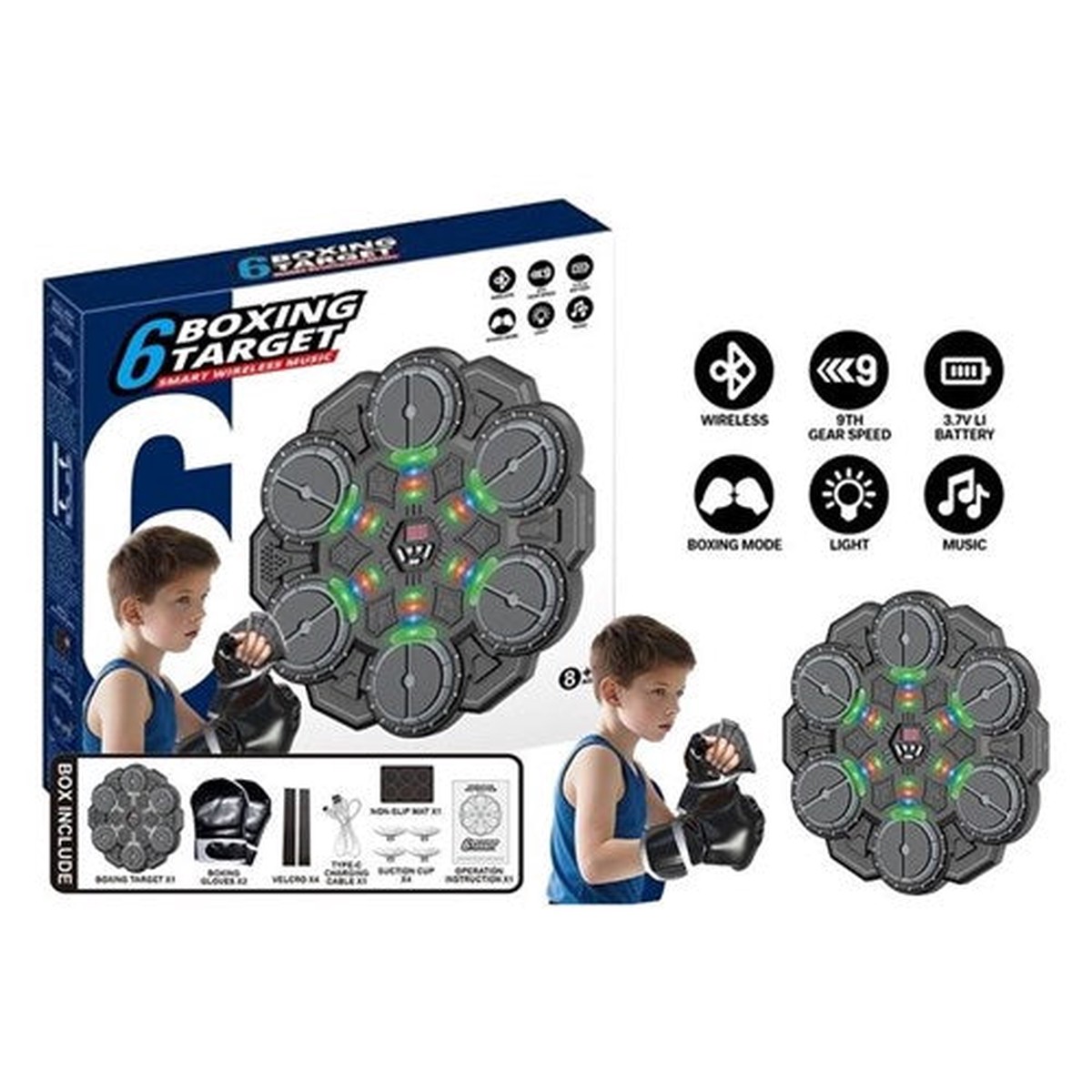 Boxing Target Game with Lights & Sound