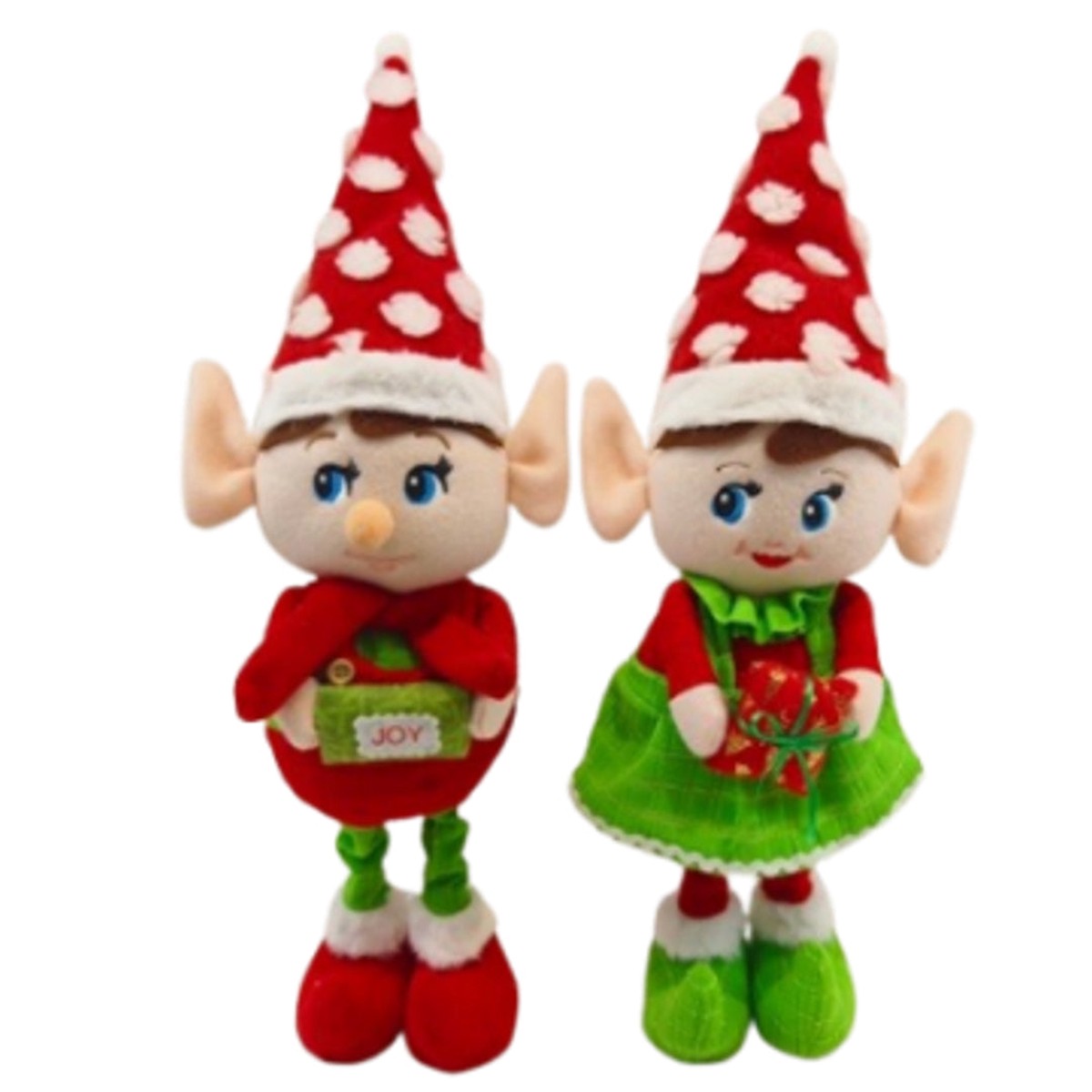 Standing Elves 50cm 2 Assorted