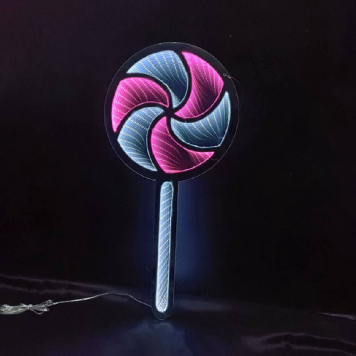 Infinity Hanging Lollipop Pink 60Cm