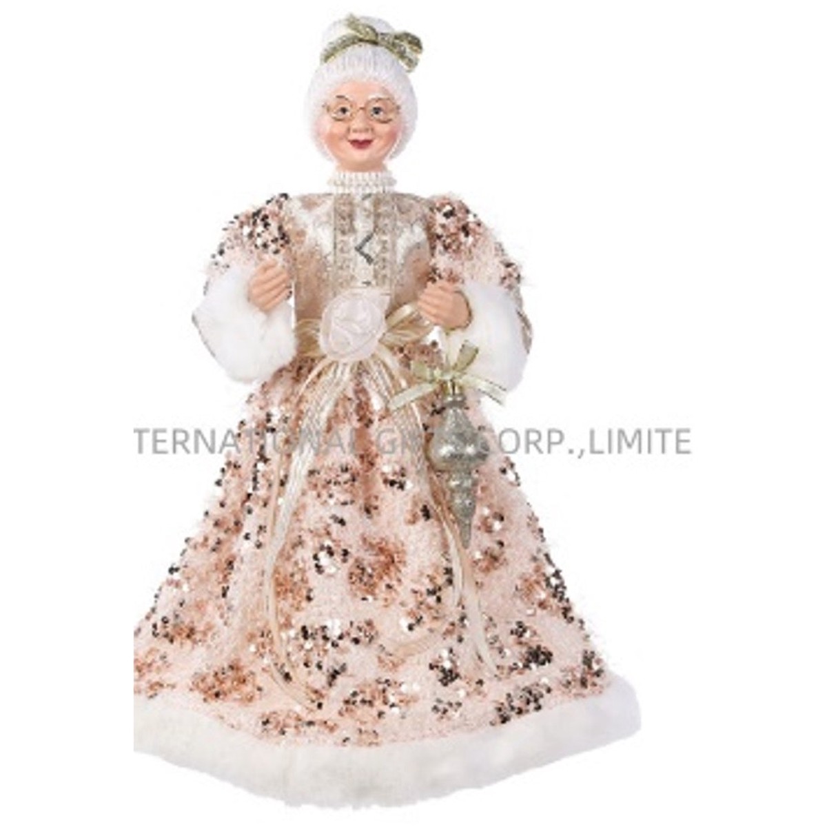 Standing Mrs Santa 45cm