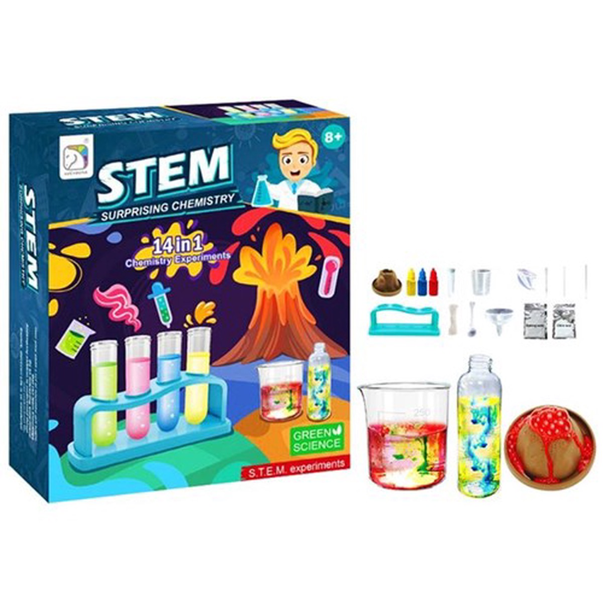 14-in-1 Chemistry Experiments Kit