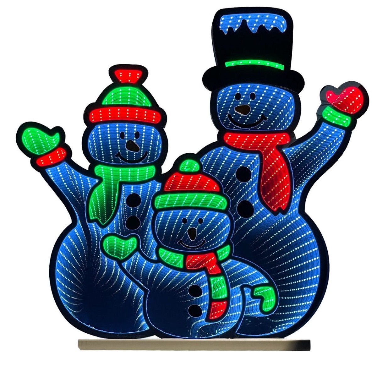 Infinity Standing Snowmen 65Cm