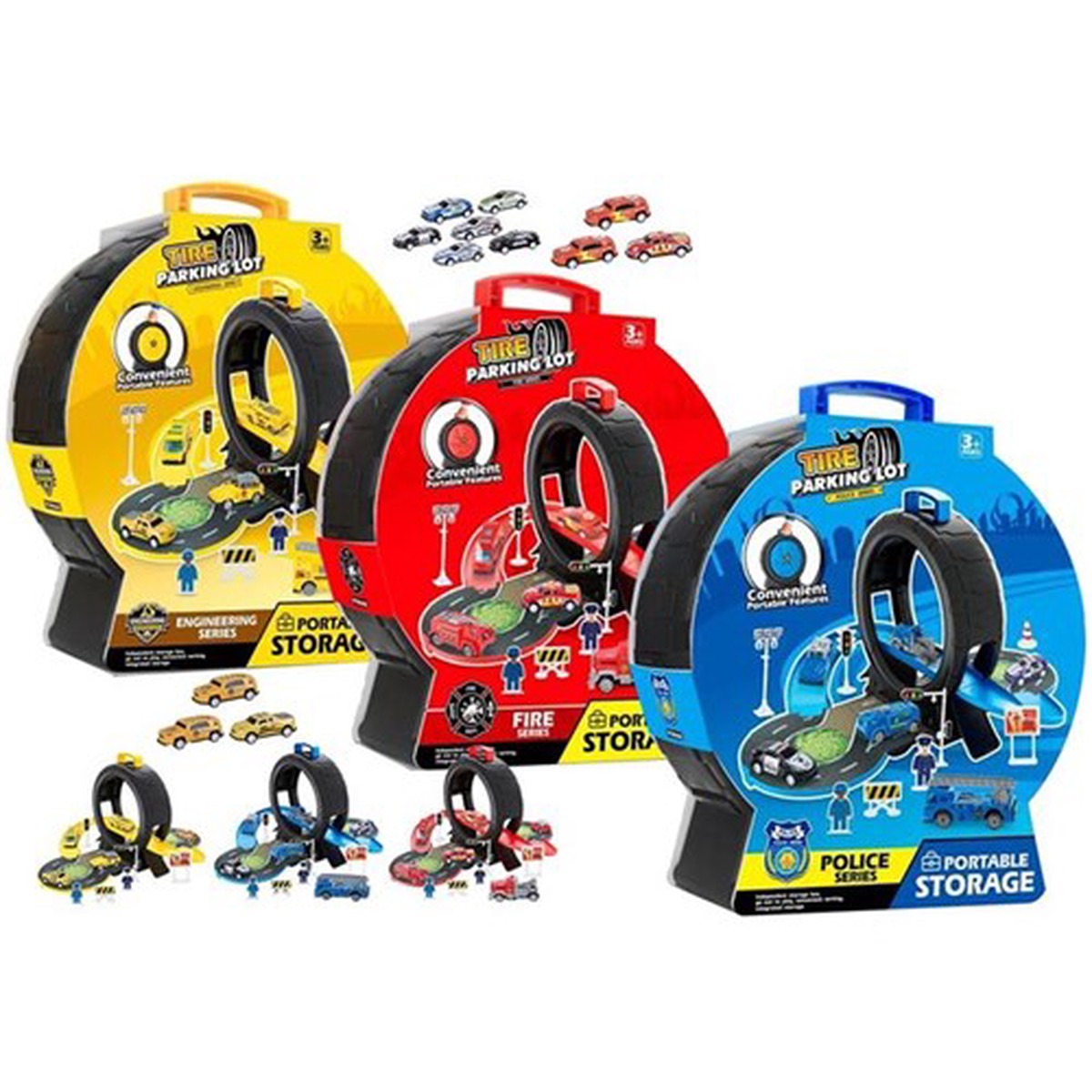 10-1Utility Wheel Garage Sets 3Asst