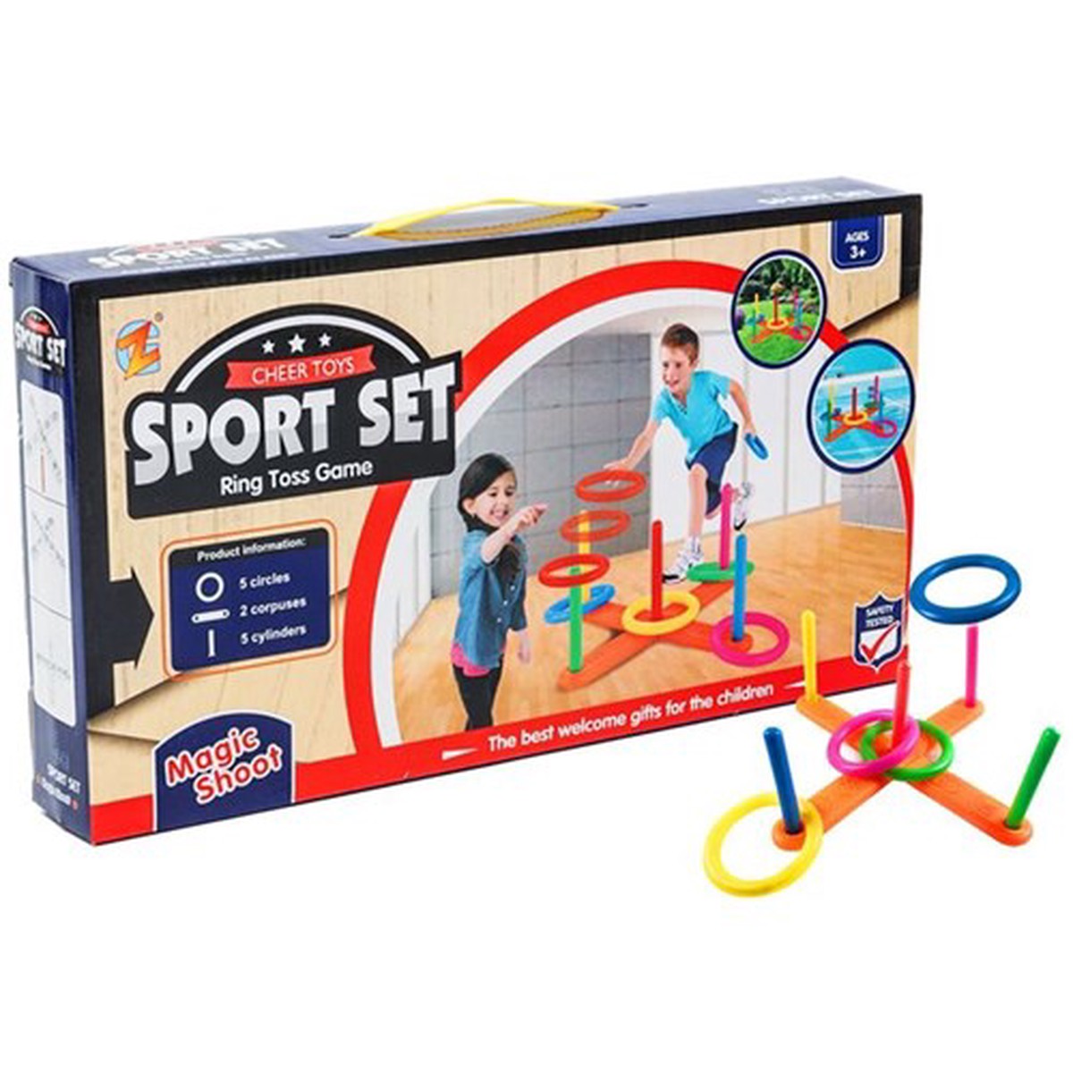 12pce Ring Toss Throwing Game