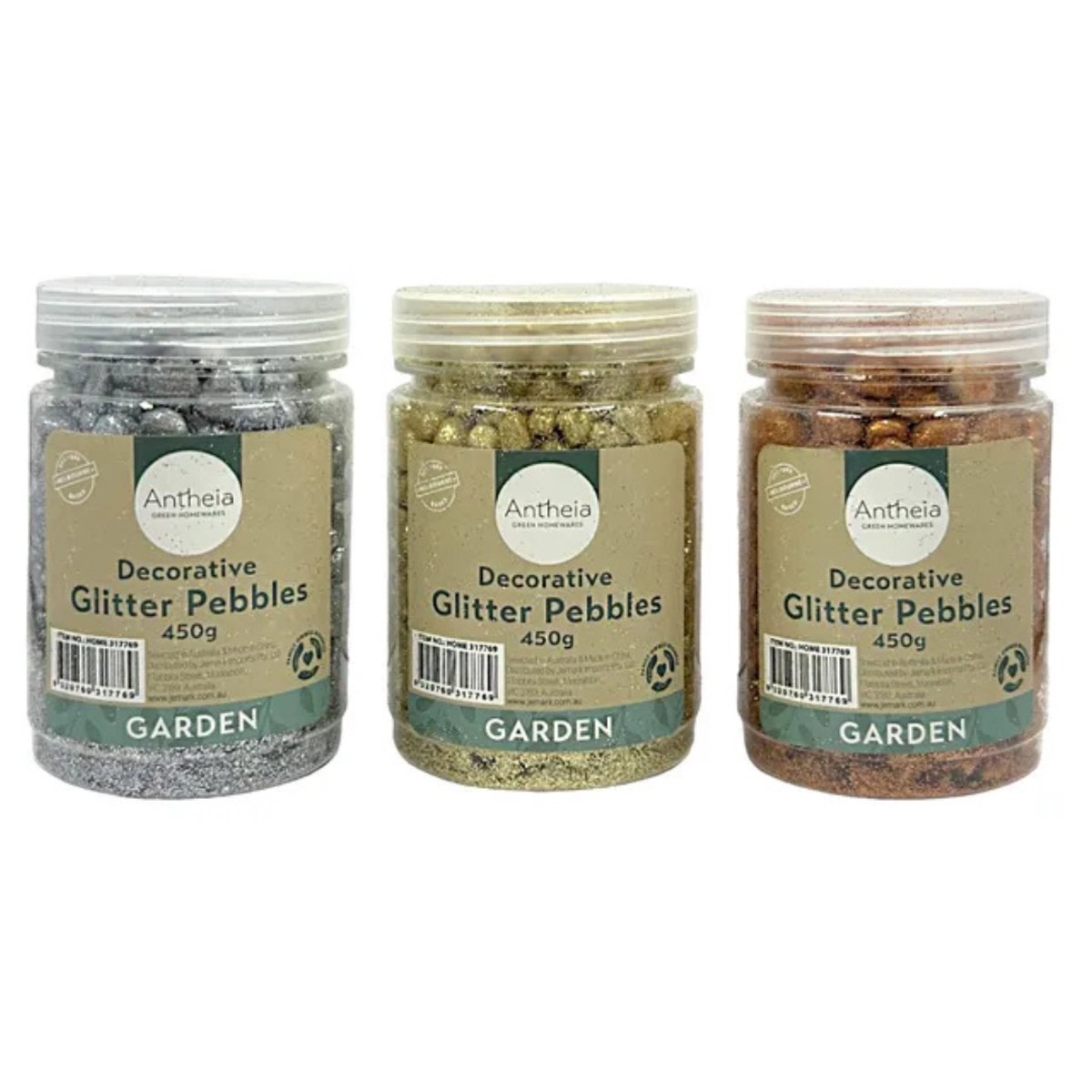 Metallic Decor Stones 450g Assorted