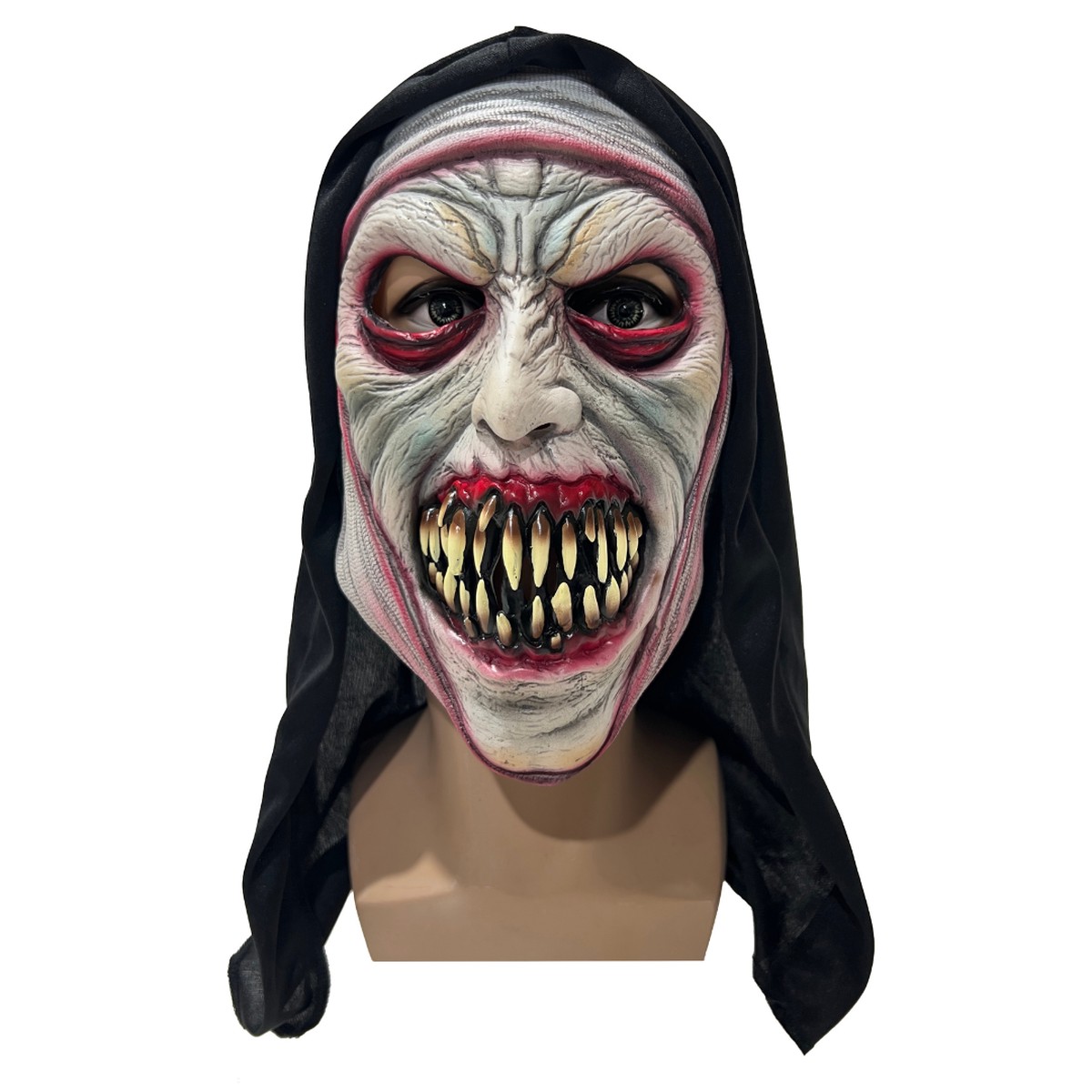 Demon Nun Latex Mask