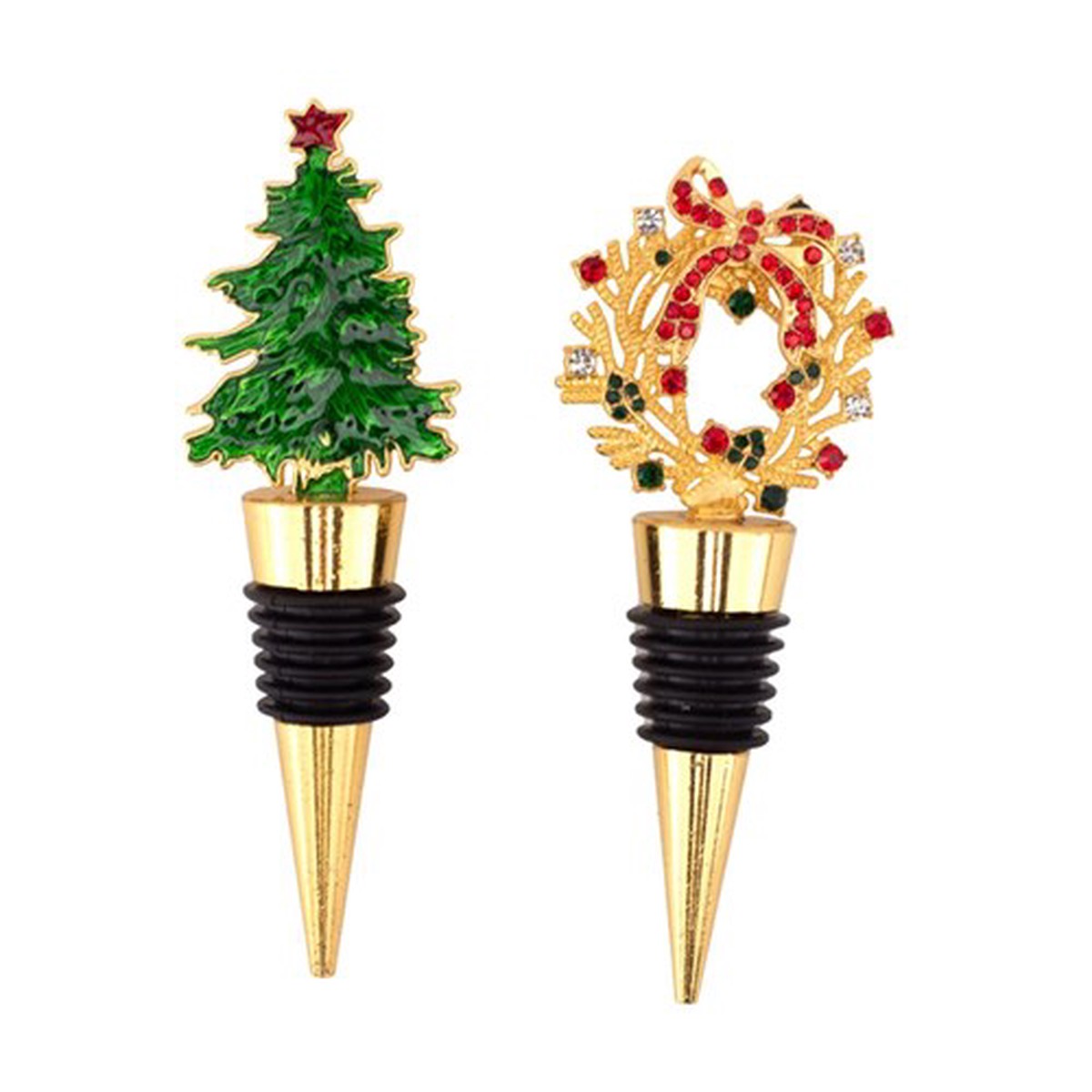 Bottle Stopper Wreath & Tree 2 assorted