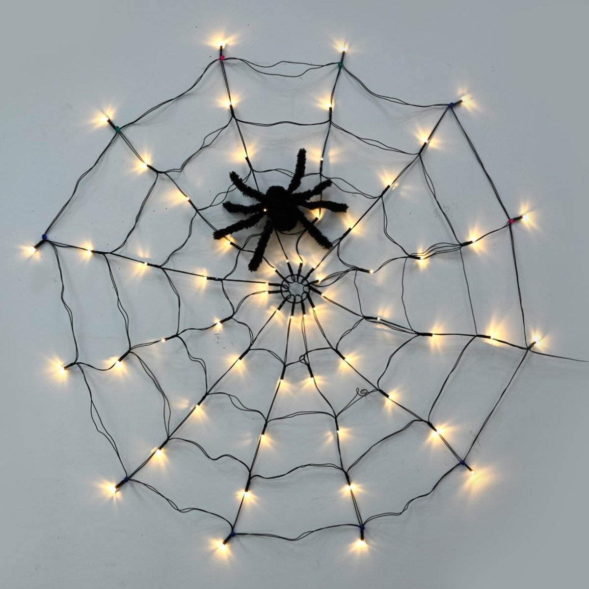 B/O Spider Web Lights 64Cm