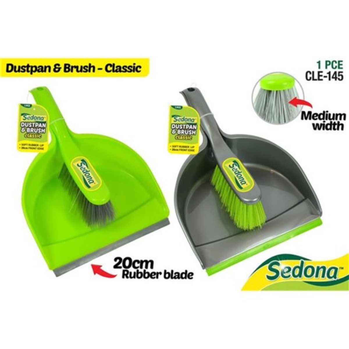 Dust Pan & Brush Set