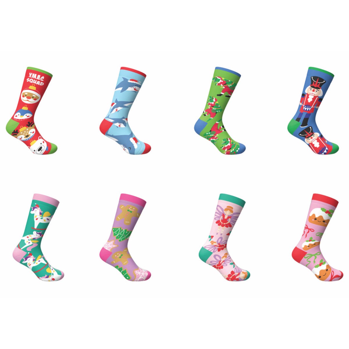 Festive Socks Kids Assorted