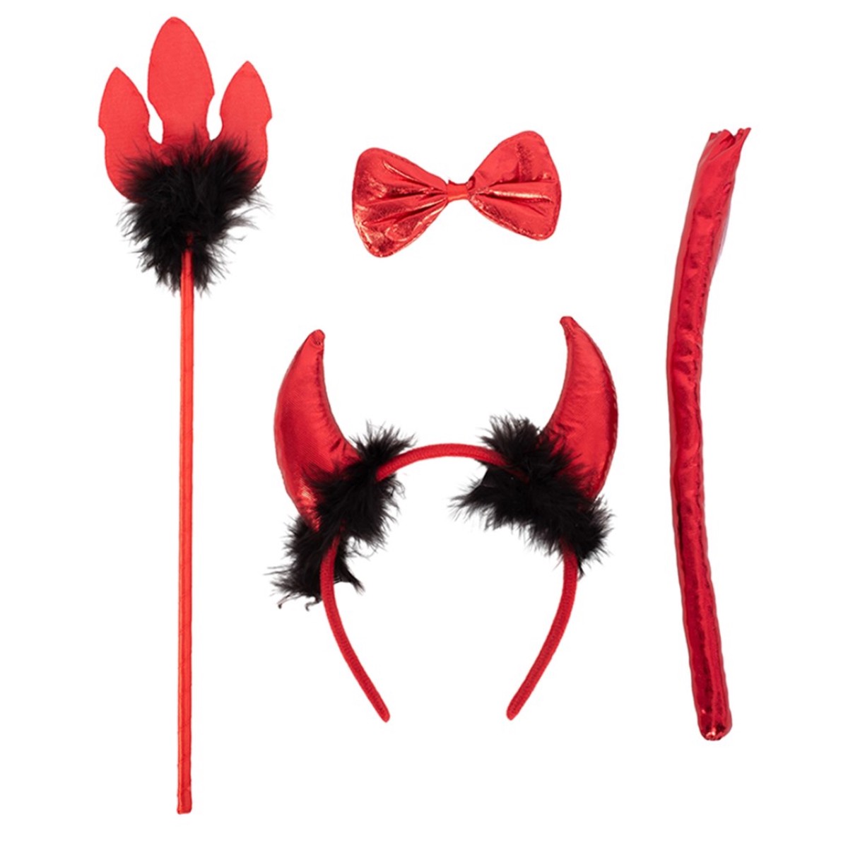 Devil Dress Up Accessories 4pc