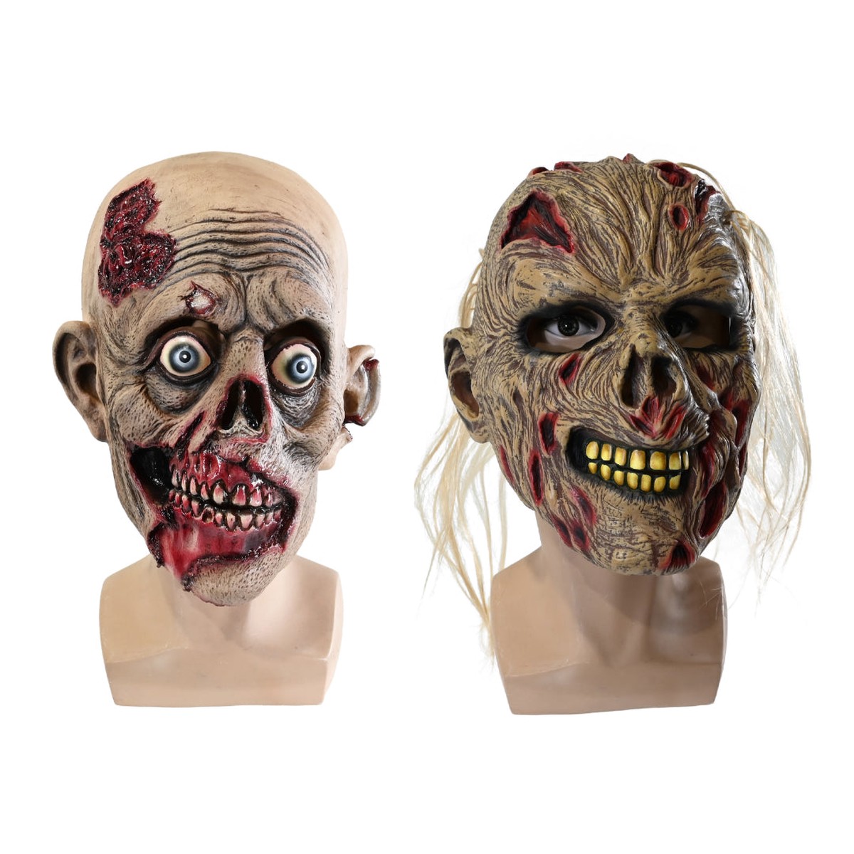 Zombie Latex Mask Assorted