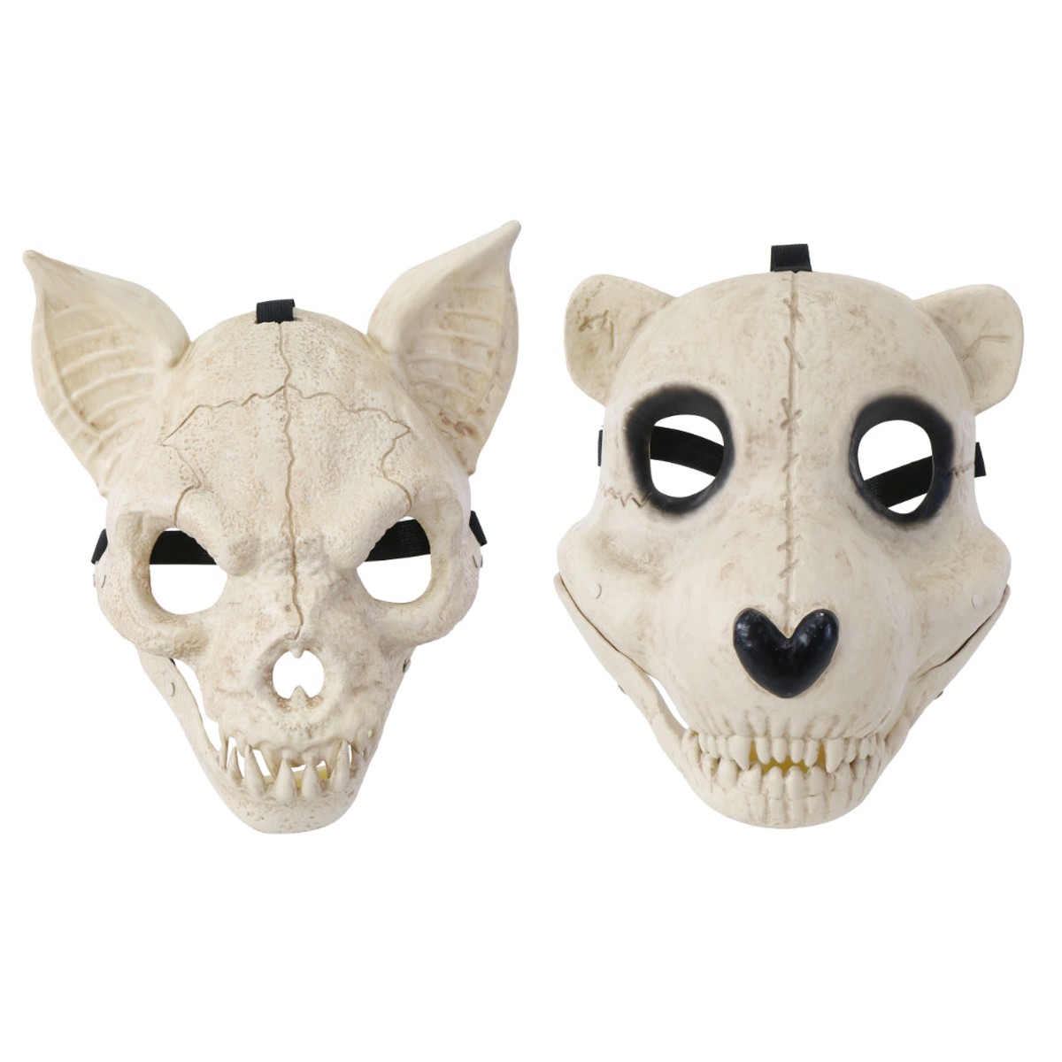 Animalistic White Skull Mask Assorted