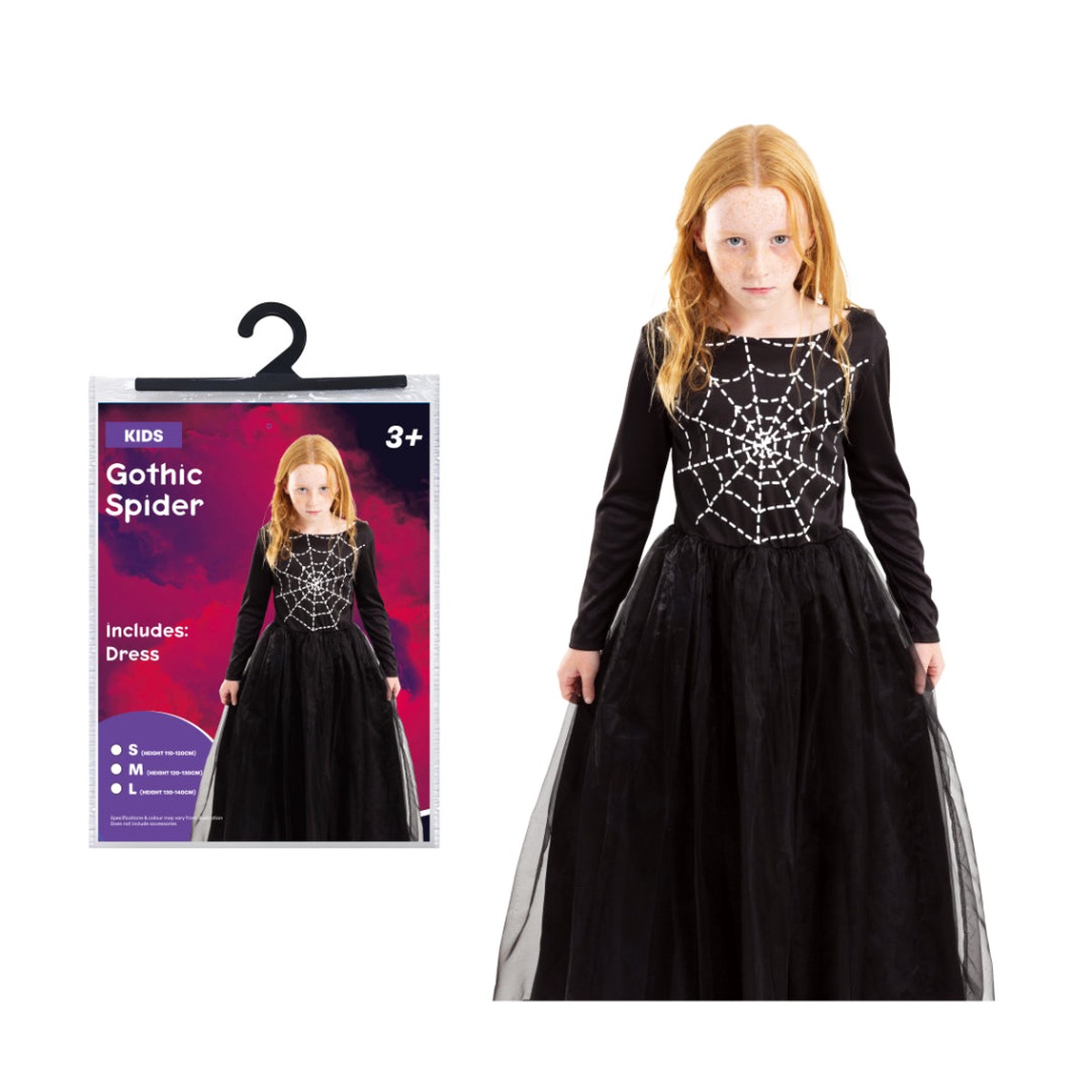 Costume Gothic Spider Kids