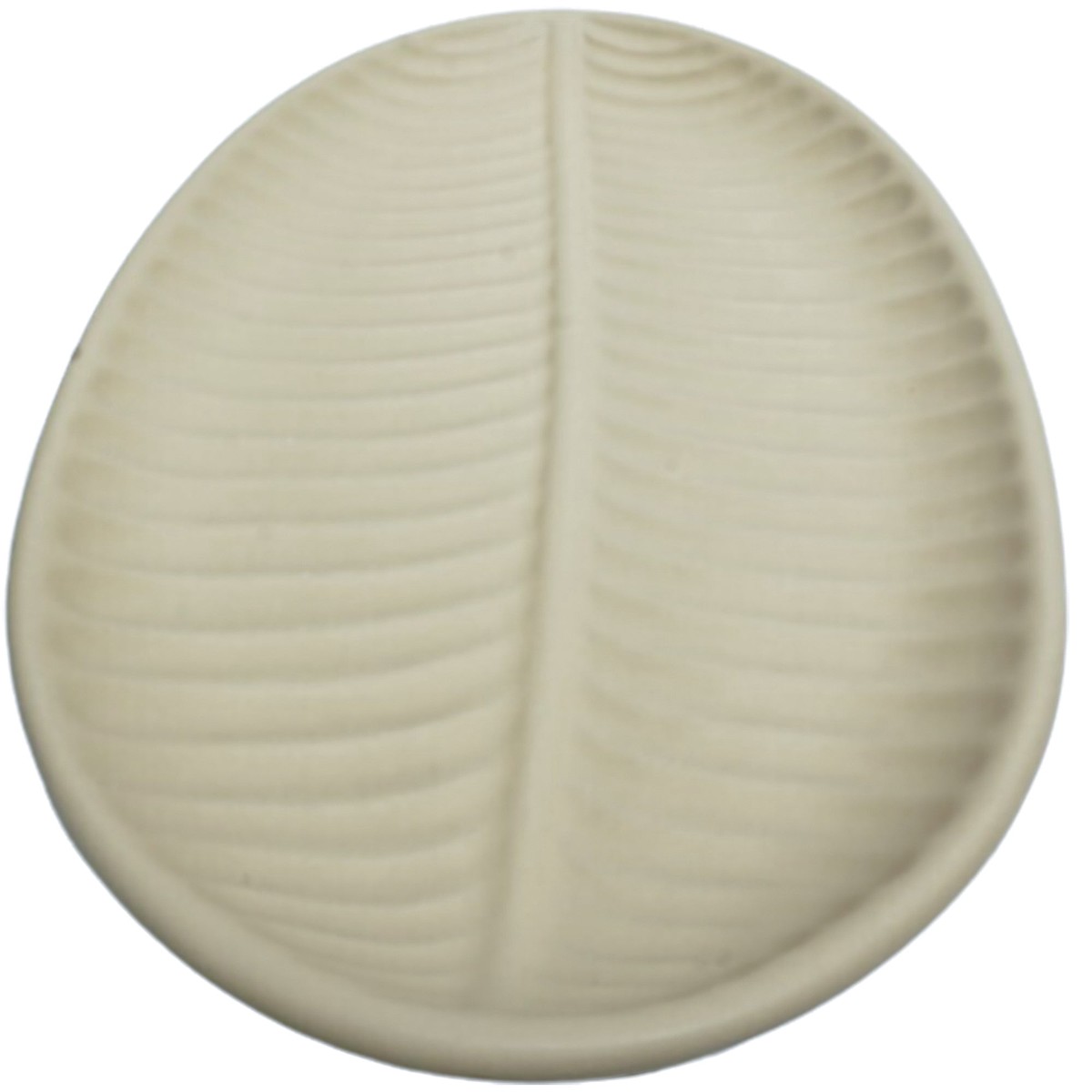Fern Platter 33x20x3 Latte