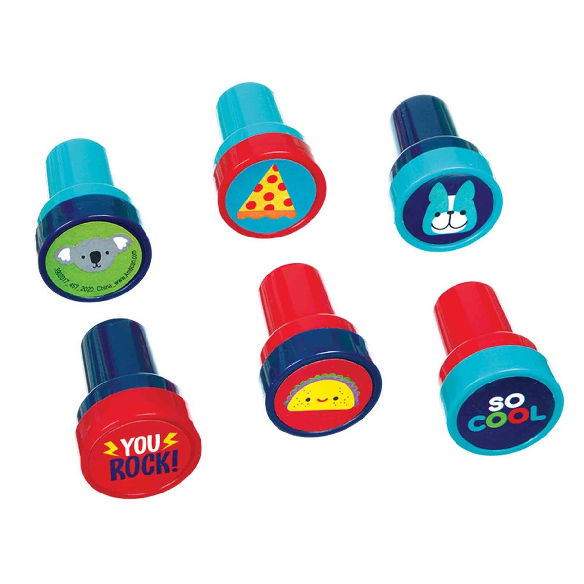 Party Favours Stamps Boys 12Pk