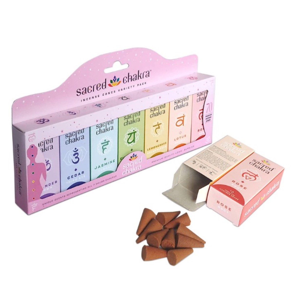 SACRED CHAKRA INCENSE CONE GIFT PACK