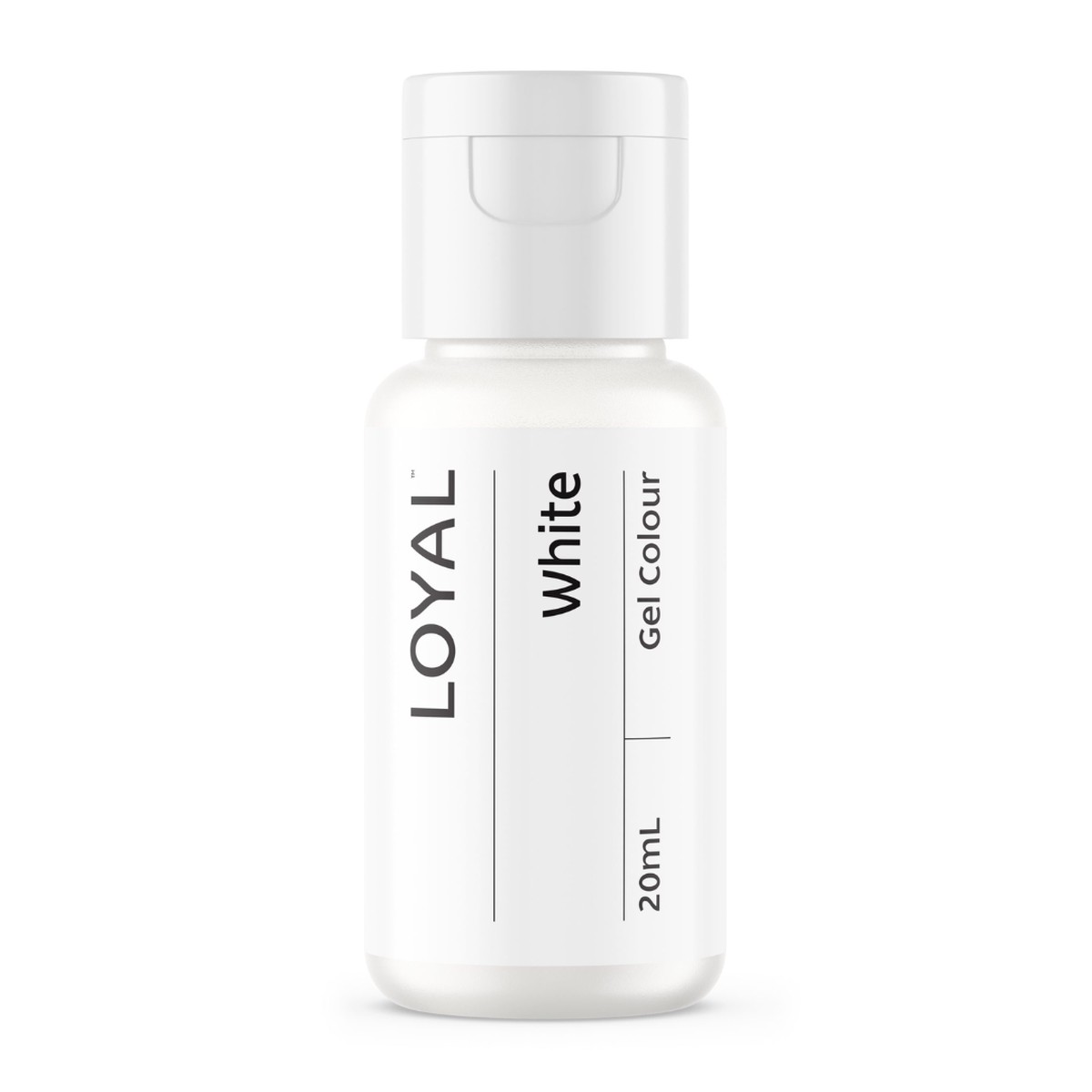 LOYAL Gel Colour White (20ml) Food Colouring