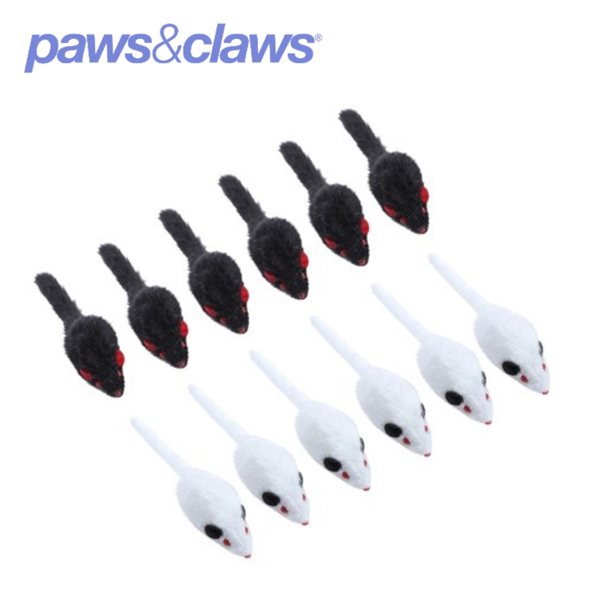 Plush Mice 12Pk Cat Toy