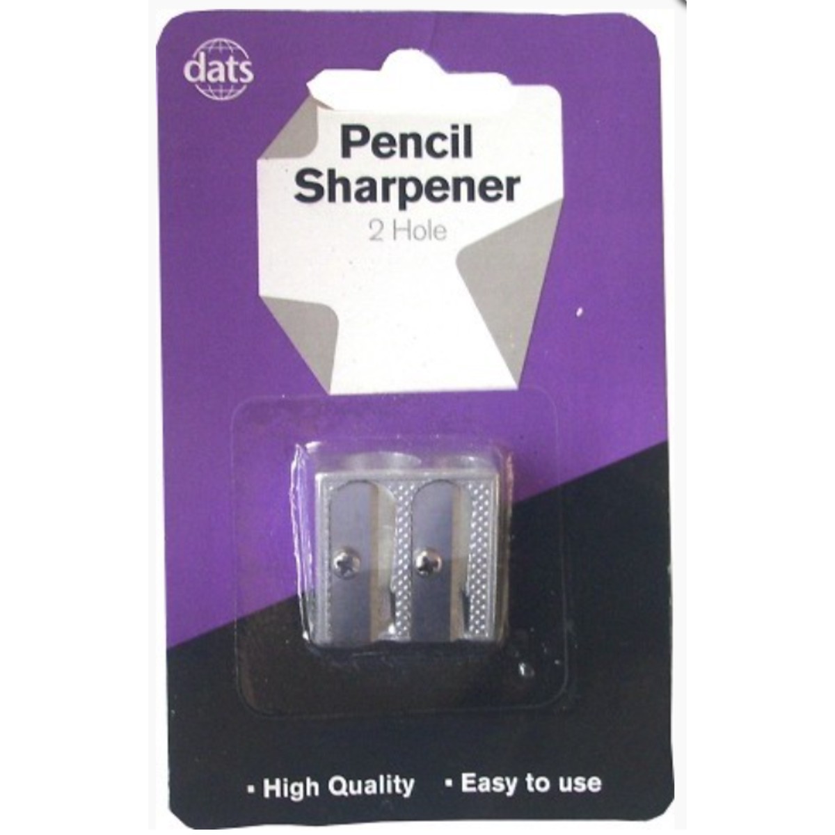 Sharpener Pencil Metal 2 Hole