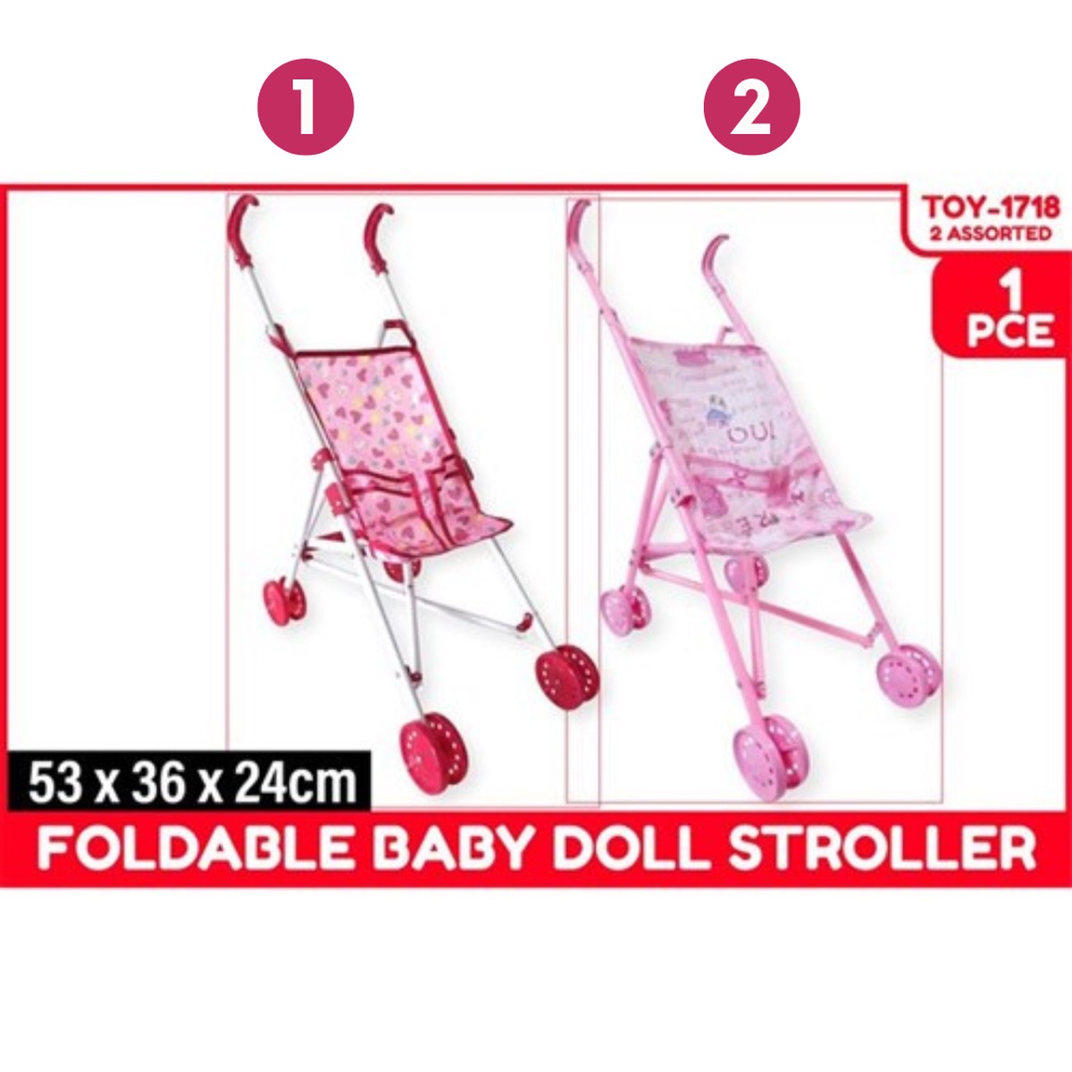 Foldable Doll Stroller