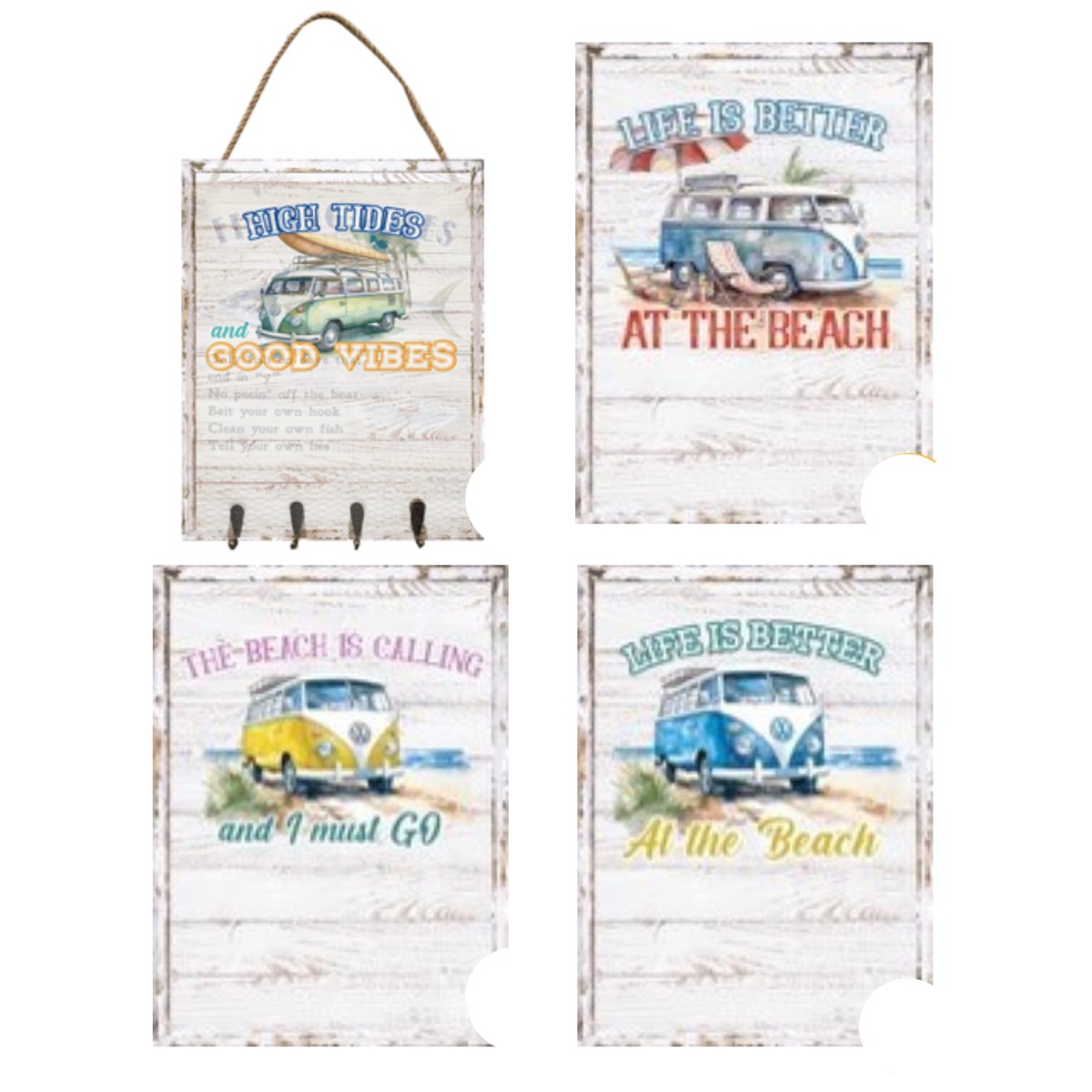 Kombi with 4 Hooks 20x27cm Assorted