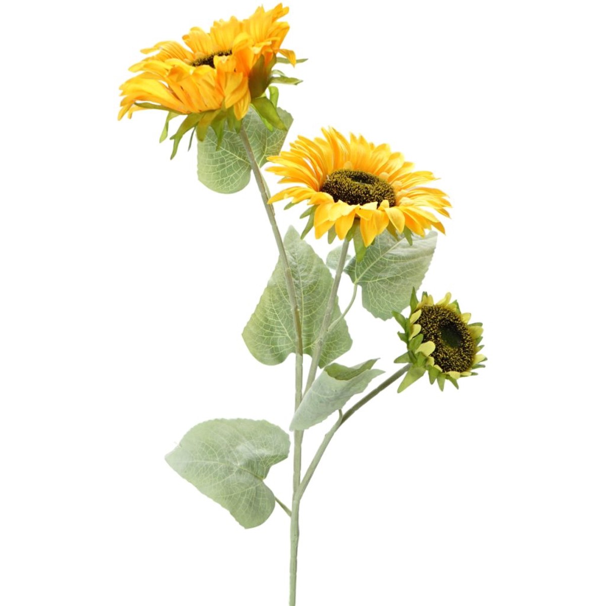 Sunflower Spray 3Heads 90CM