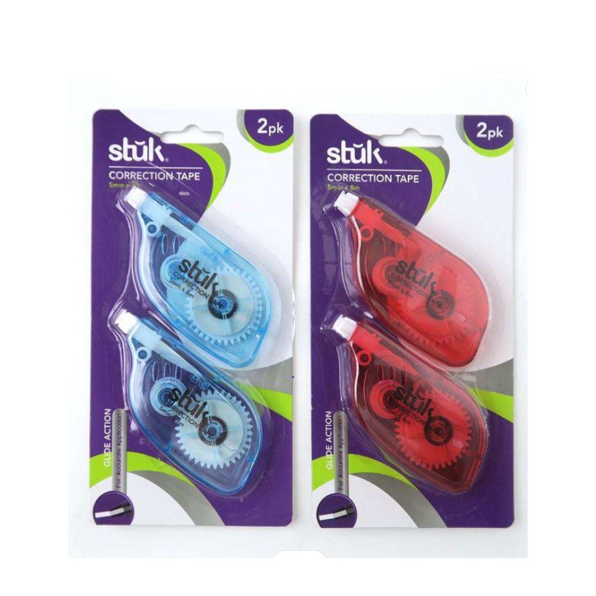 Correction Tape 5mm x 8M 2pk