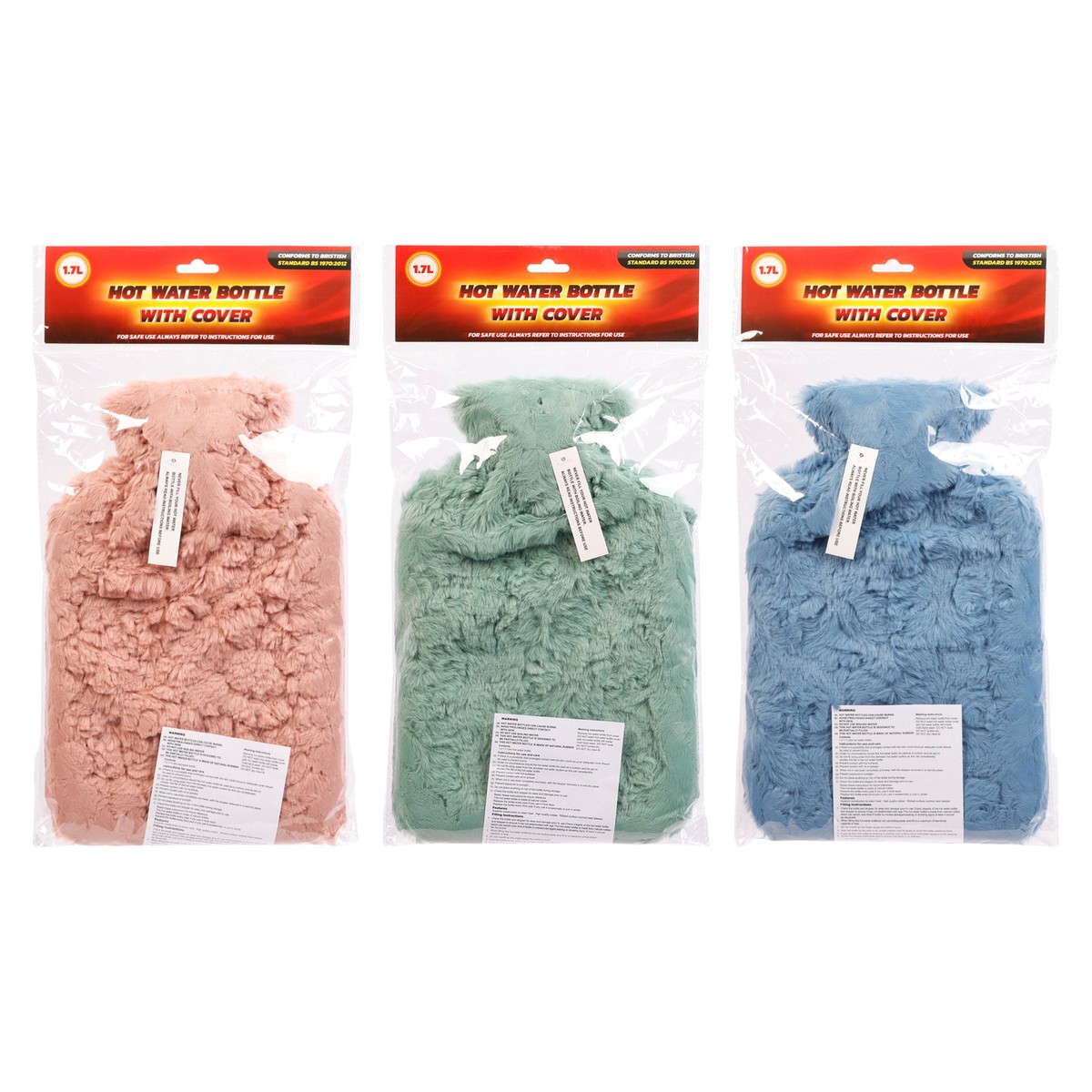 Hot Water Bottle & Cover 2L