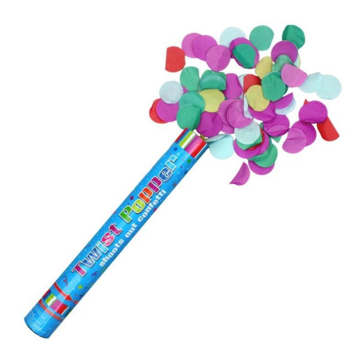 Twist Popper - Confetti Cannon 58cm Spring Function
