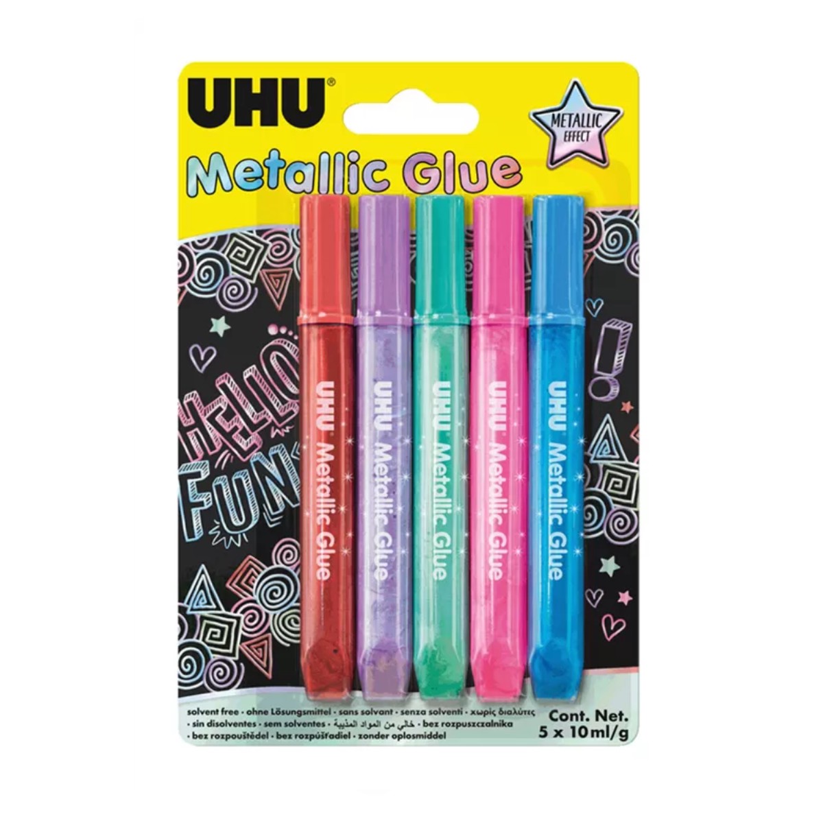 UHU Metallic Glue 5pk