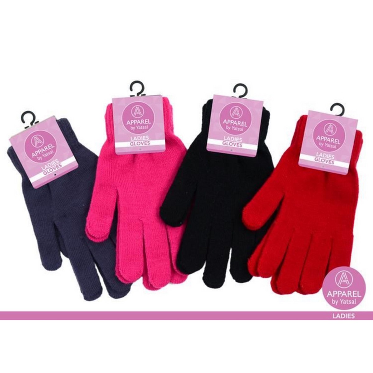 Ladies Knitted Gloves Assorted