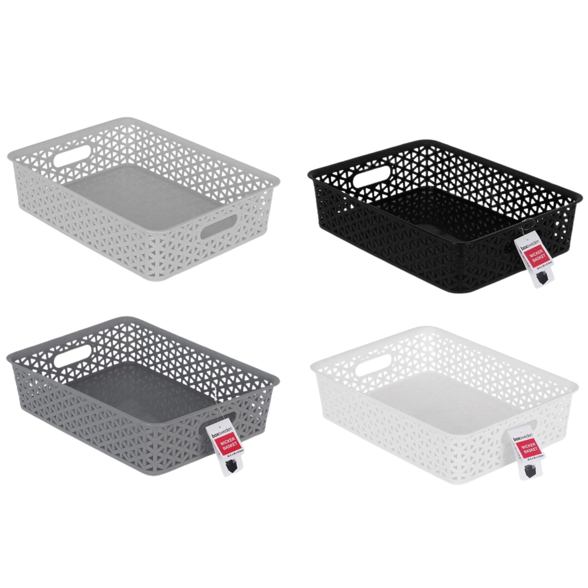 Wicker Design Organizer Basket